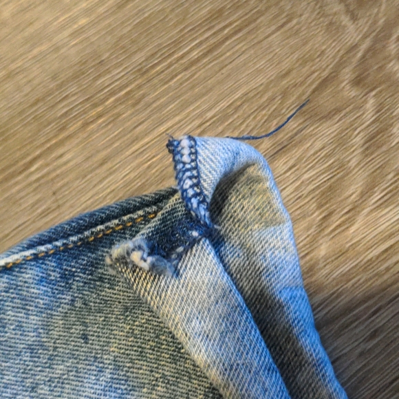 Zara TRF Denim Shorts - Picture 6 of 8